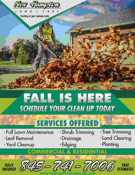 Fall Cleanup Flyer Template